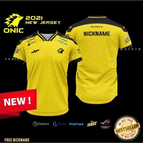 Jual Jersey Onic 2021 FreeNickname Shopee Indonesia