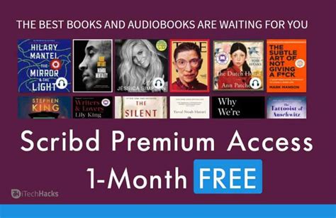 Free Scribd Premium Account Access For 1 Month 2025