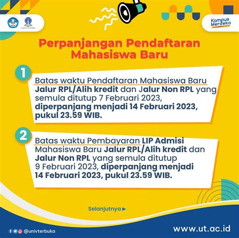 Universitas Terbuka On Twitter Masih Ada Waktu Utk Bergabung Bersama