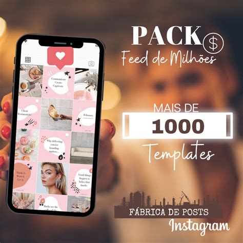 Pack 1 000 Templates Editáveis no Canva Elo7 Produtos Especiais