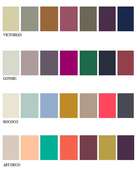 20 Victorian Gothic Color Palette The Urban Decor