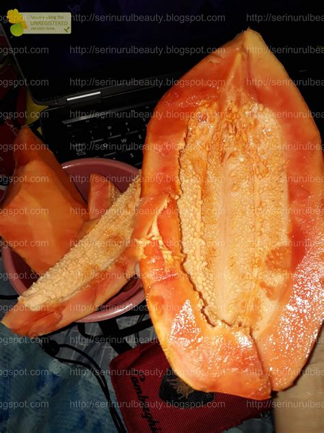 Healthy Nurul Beauty The Look Of The Peeled 811 Gm Papaya Of Mine