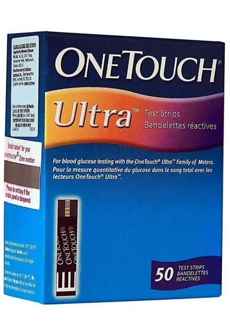 One Touch Ultra Blood Glucose Test Strip At Rs 1150 Box One Touch