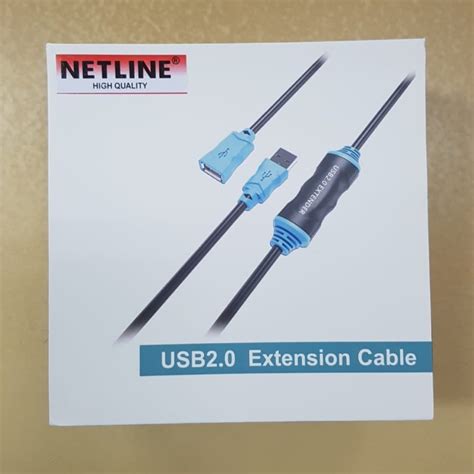 Jual Kabel USB 2 0 Extender Aktif 20 Meter Netline MODEL 2 Shopee