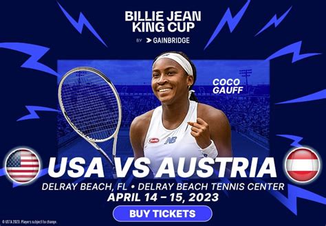 Coco Gauff To Lead U S Billie Jean King Cup Team In Hometown Of Delray