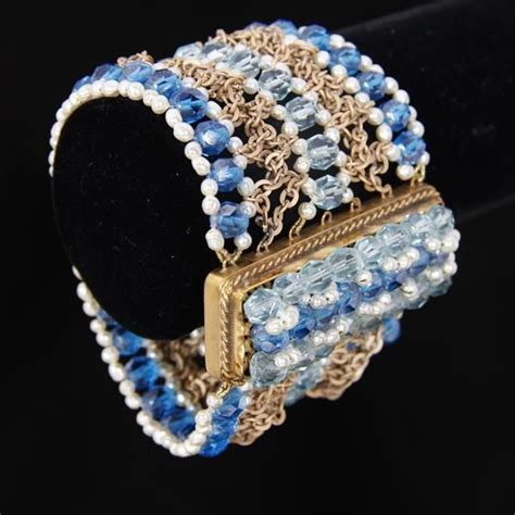 Sold At Auction Coppola E Toppo Couture Wide Beaded Bracelet Italy