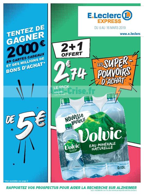 Anti Crise Fr Catalogue Leclerc Du 05 Au 16 Mars 2019 Express