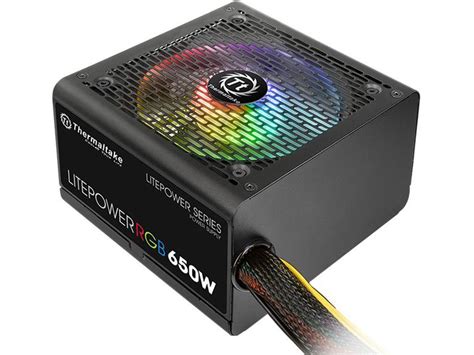 Thermaltake Litepower Rgb 650w Power Supply Power Supplies Ps Ltp