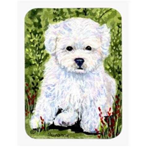 Bichon Frise Mouse Pad Hot Pad Trivet Kroger