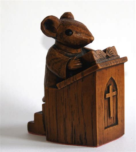 Church Mouse The Vicar In The Pulpit Etsy Uk