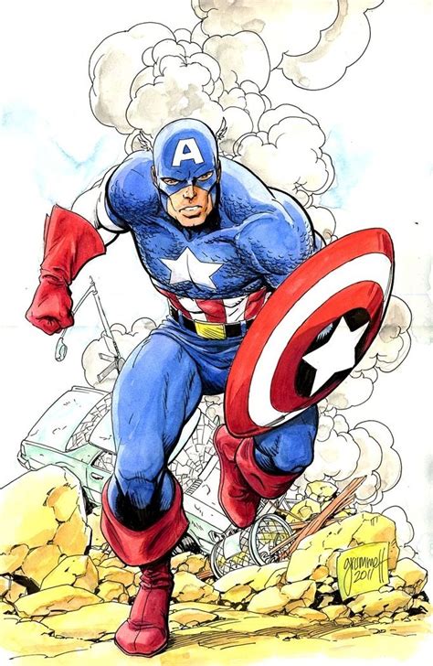 Marvel Comic Book Art Photo Captain America Comic Captain America Art Marvel Captain America