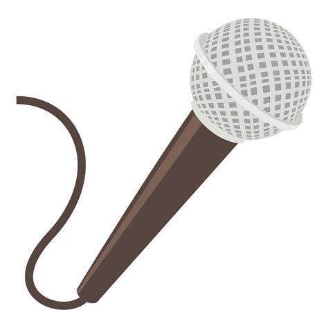 Microphone Icon Cartoon Style 15042427 Vector Art At Vecteezy