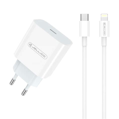 Jellico Wall Charger Ak Pd W Xusb C Cable Usb C Lightning