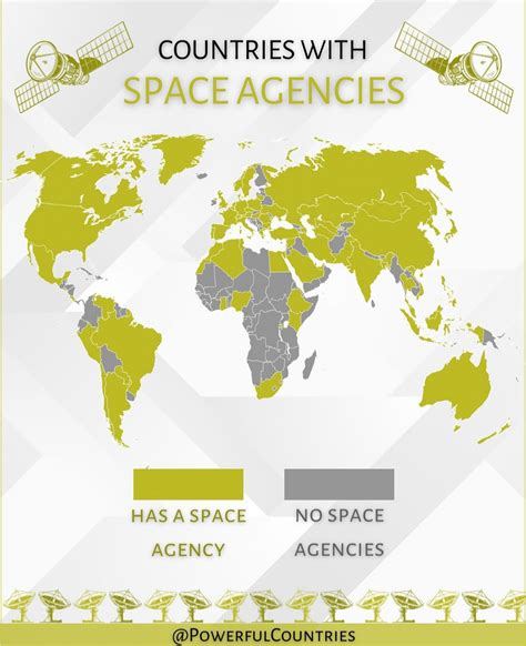 Countries With Space Agencies Rmaps