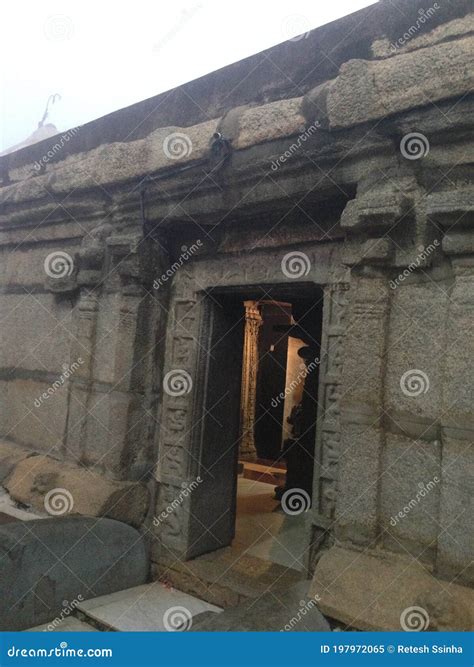 Nandi Hills Temple Architecture Stock Image - Image of bangalore ...