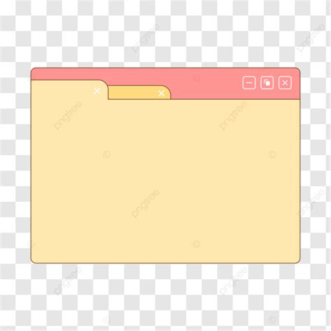 Cute Retro Ui Tex Frame Text Box Sticker Vector Cute Ui Interface