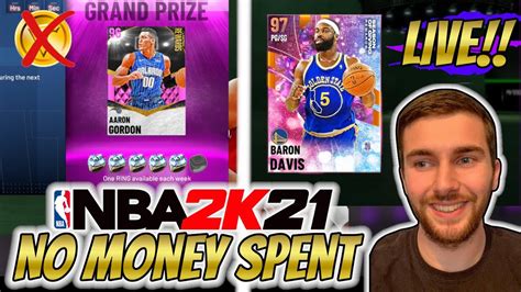 Nba K Myteam Galaxy Opal Baron Davis Gameplay Playing For Our Th