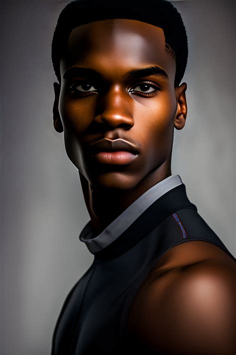 Lexica Portrait Of A 17 Year Old Black Guy Not Ugly Backward