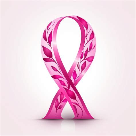 Premium Ai Image Pink Ribbon Symbol Of Hope And Strength