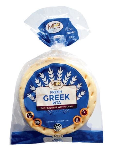 Meb Greek Pita G Offer At Coles