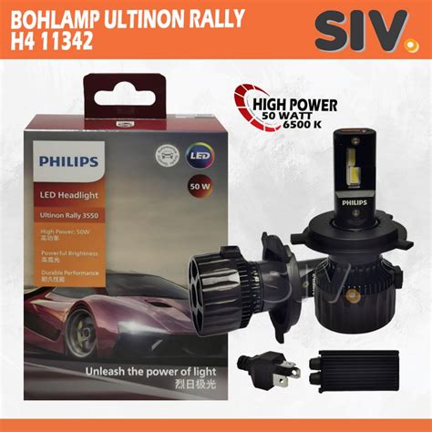 Jual Philips Ultinon Rally Led H K Bohlam Lampu Mobil Putih