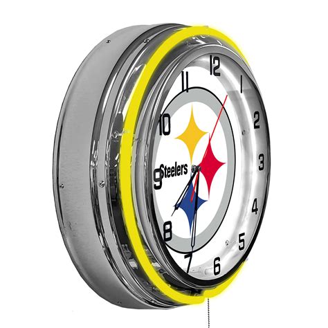 Pittsburgh Steelers 18" Neon Clock - Mymancave Store