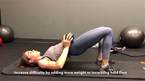 Weighted Glute Bridge Holds Youtube