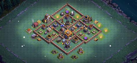 2023 Builder Hall 7 Base Layout With Layout Copy Link Base Of Clans