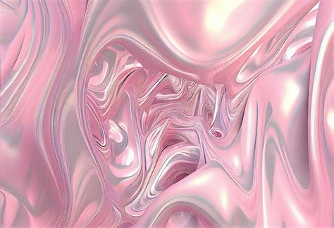 Premium Ai Image Pink And Silver Abstract Background With A Pink