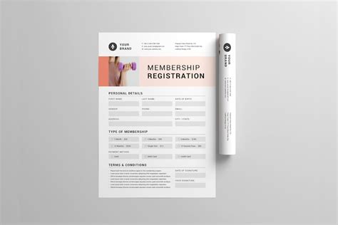 Gym Registration Form Template Ms Word Template Fitness Club