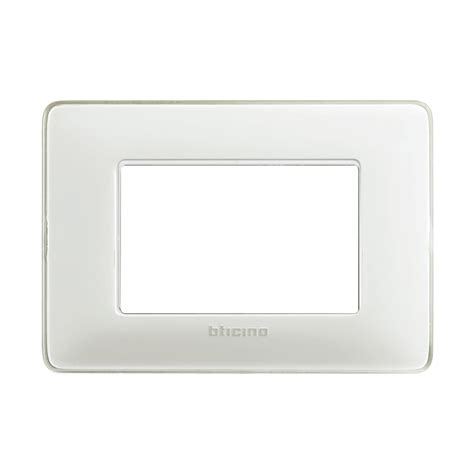 Placca Bticino Matix Moduli Bianco Ghiaccio Leroy Merlin