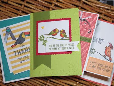 Bird Banter Stamp Set Of The Month Karina Chin Stampin Up