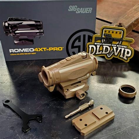 Sig Sauer Romeo 4xt Pro Red Ballistic Circle Plex Fde Sig