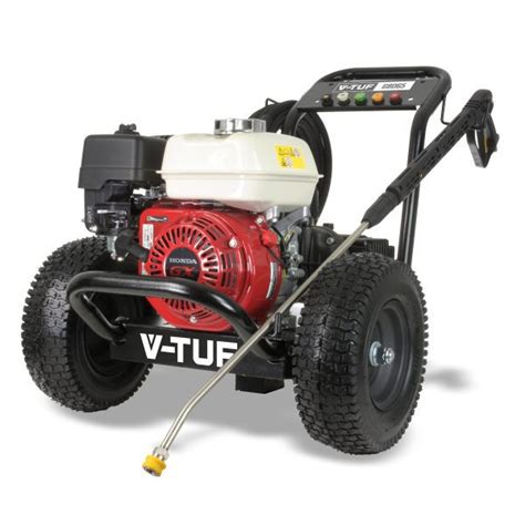 V TUF Honda Petrol Pressure Washer With Gearbox 200Bar 12L Min Aldea