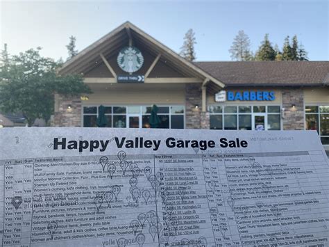 Happy Valley Garage Sale