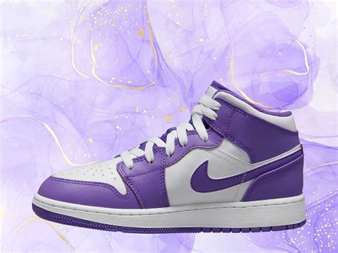 Nike Air Jordan 1 Mid "White and Purple" sneakers: Everything we know ...