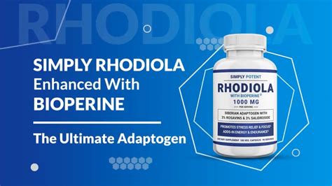 Siberian Rhodiola Rosea Mg Capsules With Mg Bioperine Simply