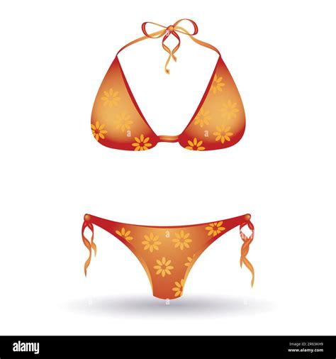 Picture Women Bikini Beach Stock Vector Images Alamy