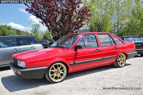 Red Vw Passat B2 On Mini Wheels Wörthersee Tour 2014 Flickr