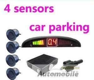 LED 4 Capteur Parking Stationnement Radar De Recul Voiture Car Kit