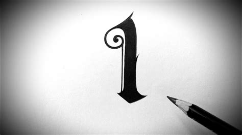 How To Draw Letter I In Calligraphy How To Do Calligraphy Art With