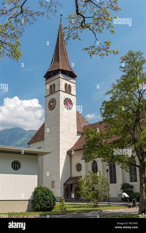 Interlaken church switzerland hi-res stock photography and images - Alamy