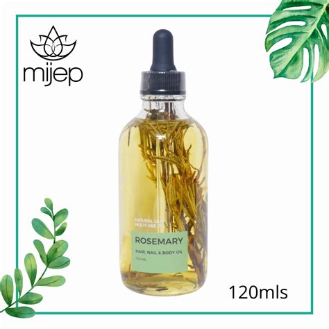 Natural Rosemary Hair Oil 120 Mls Multi Use Aroma Oil For Face