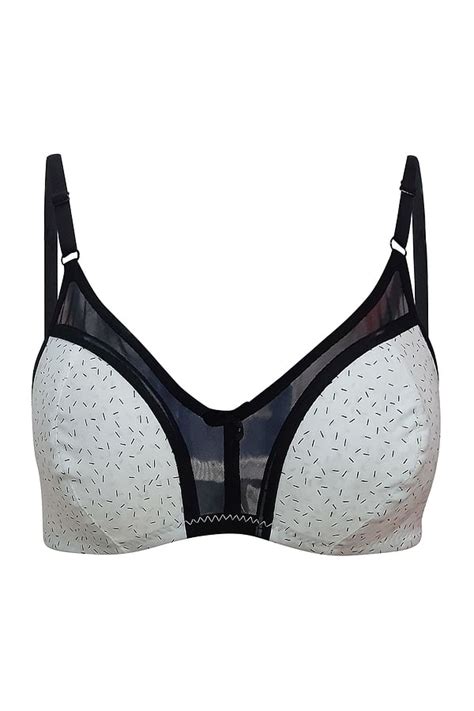 Buy Non Padded Non Wired Full Coverage Printed Bra Cotton Online India Best Prices Cod