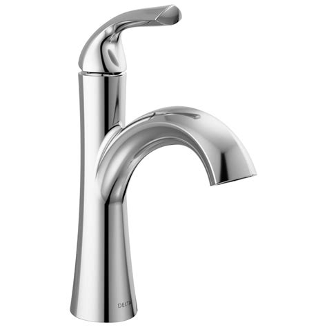 Single Handle Bathroom Faucet In Chrome 15847lf Delta Faucet