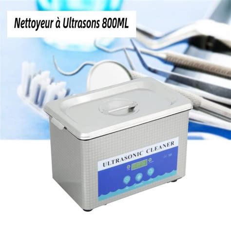 Nettoyeur à Ultrasons 800ml Appareil Nettoyeur Domestique Professionnel