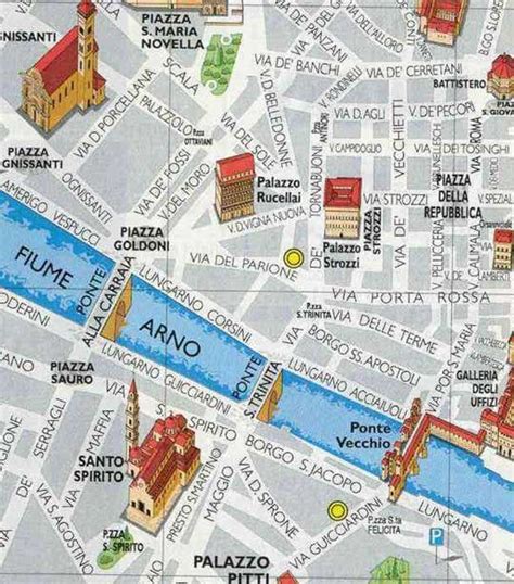 Mapa de Florencia Italia | Guía completa para viajar: Descubre los ...