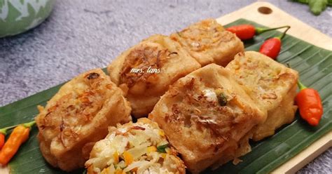 Resep Tahu Berontak Tahu Isi Oleh Mrs Tans Cookpad