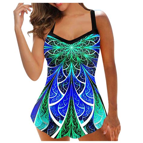 Mrat Thong Bathing Suit For Women Clearance Women Bikini Print Strappy