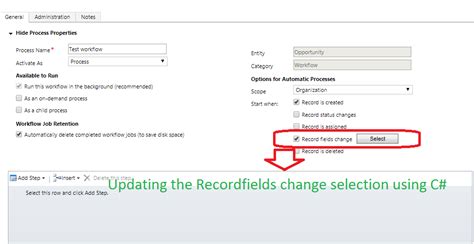 How To Update The Dynamics 365 Workflow Triggering Update Attributes